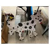 Wooden Dalmatian Yard Art