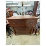 Antique Empire Style Chest of Drawers