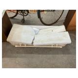 Concrete Childs Casket Halloween Decoration