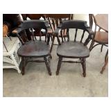 2 Vintage Captains Chairs