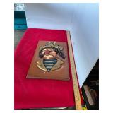 Vintage Wooden Hanging Clown Art