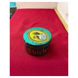 Antique Chiclets Tin Can