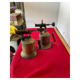 2 Antique Brass Blowtorches