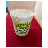 Vintage Pittman Bewdley Brand Plastic Oyster Can