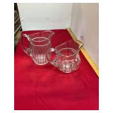 2 Heisey Glass Pitchers