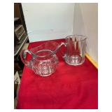 2 Heisey Glass Pitchers