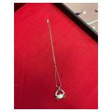 Sterling Crab Pendant Necklace