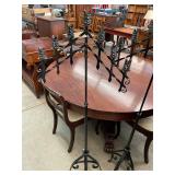 2 Wrought Iron Metal Candle Holders