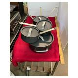 Commercial Aluminum Cookware 5 Pots & 1 Pan