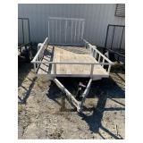 6x12AGW Aluminum Frame Wood Floor Trailer