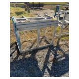 Aluminum Table 44x27x36 Height