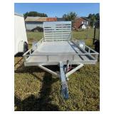 6.5x12AGA 3K Aluminum Floor Utility Trailer