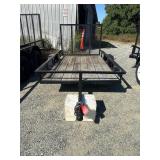 5x8GWE2K 2K 12" Tires Wood Floor Trailer