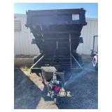 6x12DLPE12K Dump Trailer with Ramps & Adj Coupler