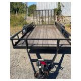 6x14GW2BRK 7K15" Tires Utility Trailer