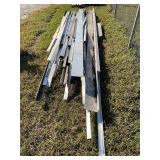 Assorted Lengths and Pieces of Aluminum