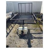 5x8SP 2K 13" Tires Mesh Floor Utility Trailer