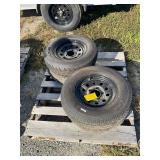 4 175/13 5 Lug Wheel and Tires