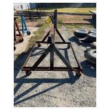 Metal Fixture 68x52 Base with Caster Wheels