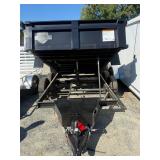 6x10DLPE 10K 225 Tires with Ramps Dump Trailer
