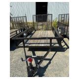 5.5x10GWHDP 3K Pipe Top Utility Trailer