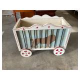 Vintage Circus Wagon Toy Box