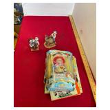 Collectible Lot Raggedy Ann & Andy Doll & Books
