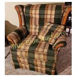 Vintage Wingback Chair with Cushion - Timeless Com