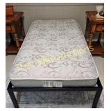 Charming Twin Bed Set with Frame and Cozy Bedding