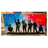 Silhouetted Heroes: A Tribute to Valor