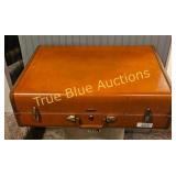 Vintage Leather Suitcase - Timeless Travel Compani