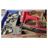 Vintage Senco-Matic Pneumatic Air Stapler with Ass