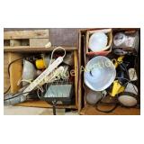 Assorted Shop Lights and Bulbs - Two Box Collectio