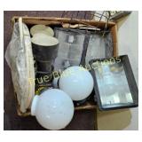 Vintage Lighting and Electrical Components Lot - U