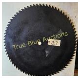 Vintage 29-Inch Circular Saw Blade - Industrial To