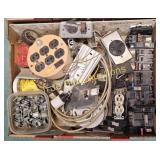 Vintage Electrical Components Lot - Breakers, Swit