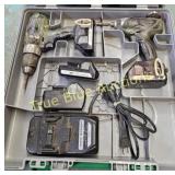 Hitachi 18V Li-Ion Drill and Impact Driver Set wit