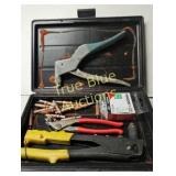 Essential Pop Rivet Tool Set with Rivets and Stora