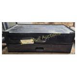 Vintage Two-Drawer Black Tool Chest - Classic Stor