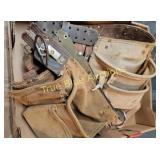 Vintage Leather Tool Belt Collection - A Craftsman