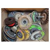 Assorted Abrasive Discs and Brushes for Metalworki
