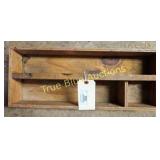 Vintage Wooden Organizer Box - Rustic Charm for Co