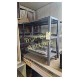 Versatile Metal Shelving Unit with Wire Pegboard a