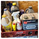 Vintage Chemical Supply Collection in Coca-Cola Cr