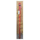 Vintage Red Signal Pole - Essential for Safety and