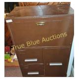 Vintage Multi-Drawer Storage Cabinet - Mid-Century