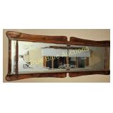 Vintage Wall Mirror with Intricate Design - A Time