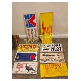Vintage Sign Collection: Unique Americana and Avia