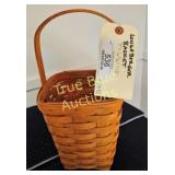 Vintage Longaberger Basket - Handwoven Collectible