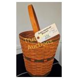 Vintage 1991 Longaberger Handwoven Basket - Collec